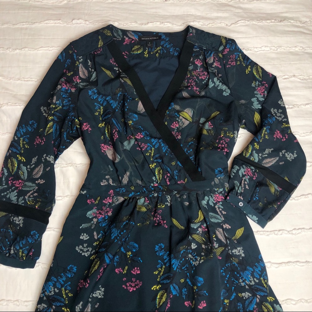 Long sleeve Banana Republic maxi dress